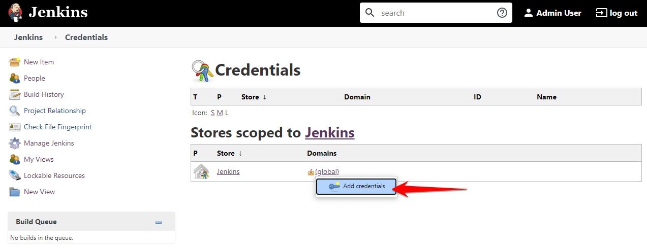 add credentials option