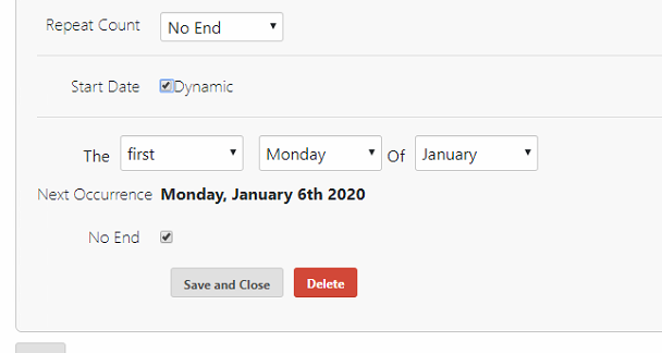 dynamic date